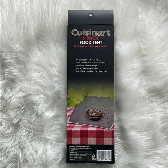 🆕 Cuisinart 3 Pack Mesh Food Tents Steel Wire Frames - Picture 2 of 3